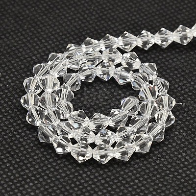 Imitate Austrian Crystal Bicone Glass Beads Strands X-GLAA-F029-3x3mm-13-1