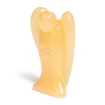Natural Yellow Jade Display Decorations G-P449-A01-1