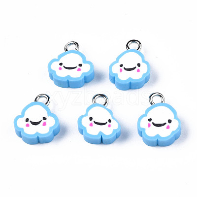 Handmade Polymer Clay Charms CLAY-N006-37B-01C-1