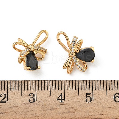 Brass Micro Pave Cubic Zirconia Pendants KK-Z136-58G-02-1