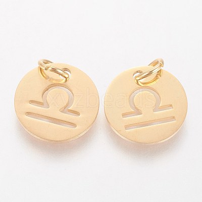 304 Stainless Steel Charms STAS-Q201-T445-7G-1