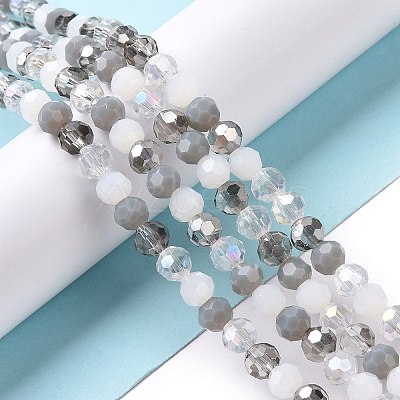 Glass Beads Strands X-GLAA-E036-09D-1
