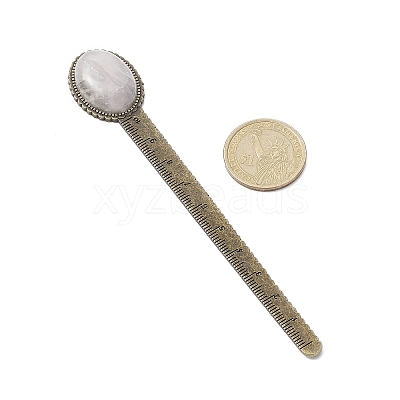 Tibetan Style Alloy Bookmark Rulers AJEW-JK00262-05-1
