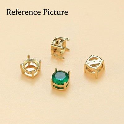 304 Stainless Steel Rhinestone Claw Settings STAS-U042-05A-G-1