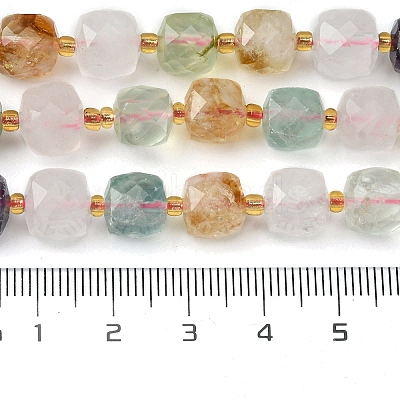 Natural Multi Color Quartz Beads Strands G-Q010-A26-01-1