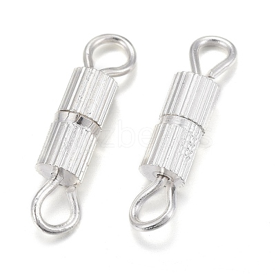 Brass Screw Clasps KK-TAC0002-68A-S-1