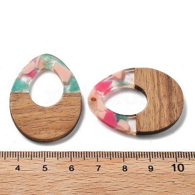 Resin and Walnut Pendants FIND-R051-10E-1