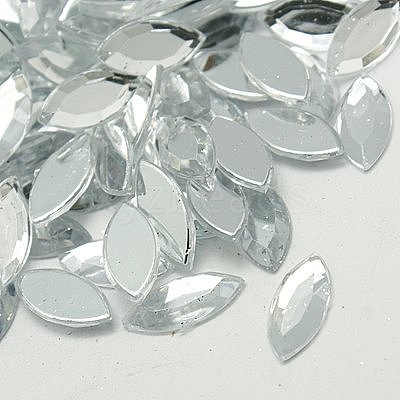 Imitation Taiwan Acrylic Rhinestone Cabochons GACR-A021-9x20mm-01-1