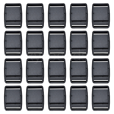 20Pcs Plastic Quick Contoured Side Release Buckle KY-NB0001-45-1