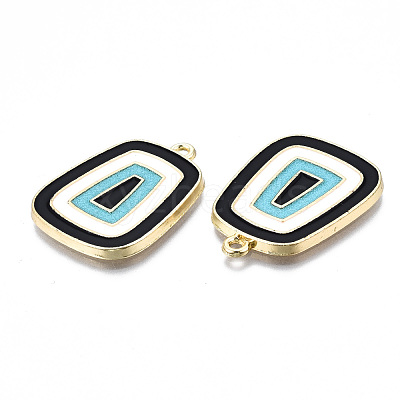 Eco-Friendly Alloy Enamel Pendants ENAM-Q438-009-NR-1