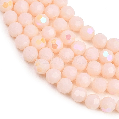 Imitation Jade Glass Beads Strands EGLA-A035-J6mm-L08-1-1