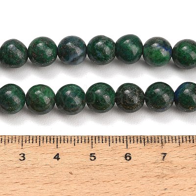 Natural Chrysocolla and Lapis Lazuli Beads Strands GG-CBA7BB7-A04-8mm-1