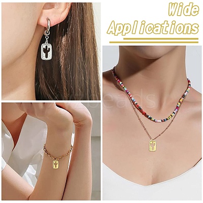 6Pcs 2 Colors Brass Micro Pave Cubic Zirconia Pendants KK-CJ0003-22-1