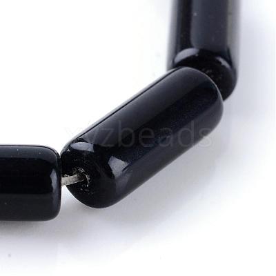 Natural Obsidian Bead Strands G-R356-54-1