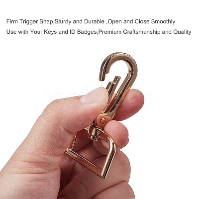 Zinc Alloy Swivel Clasps PALLOY-PH0012-65-1