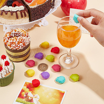 2 Sets 12Pcs Silicone Wine Glass Charms AJEW-NB0005-69-1