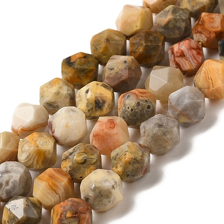 Natural Crazy Agate Beads Strands G-K382-A18-03-1