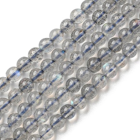Natural Labradorite Beads Strands G-G0005-B04-1