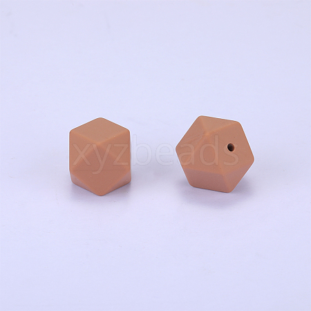 Hexagonal Silicone Beads SI-JX0020A-77-1
