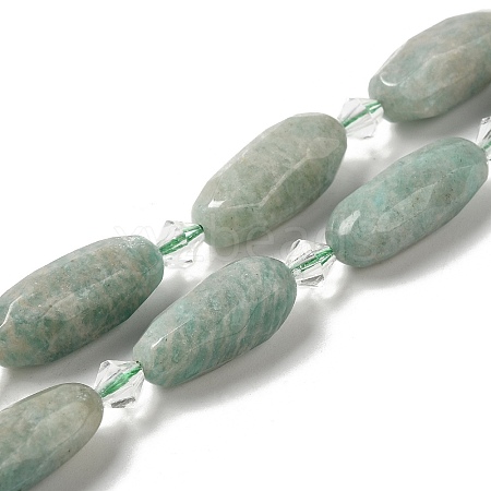 Natural Amazonite Beads Strands G-H297-A07-01-1