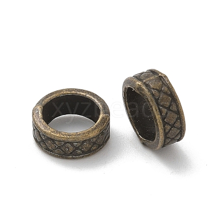 Tibetan Style Alloy Beads TIBE-P003-49AB-1