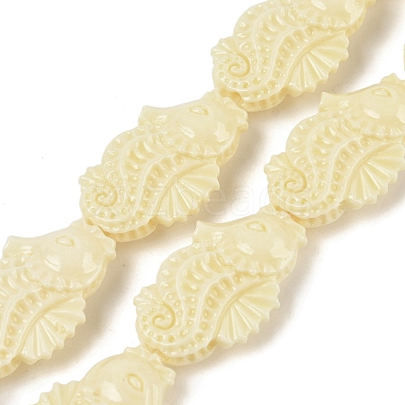 Synthetic Coral Carved Beads CORA-U002-A01-1