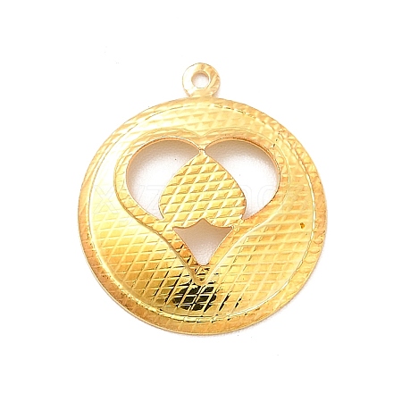 Rack Plating Brass Pendants KK-E067-22G-1