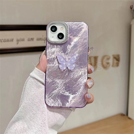 Butterfly Pattern Silicone Mobile Phone Cover PW-WGCC13A-04-1