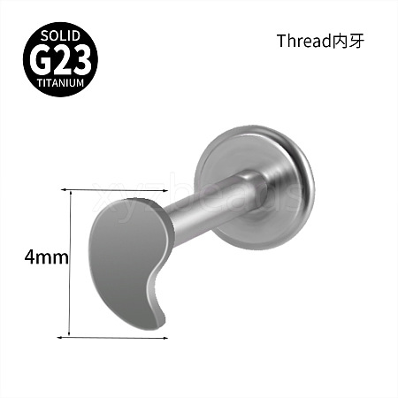 G23 Titanium 17 Gauge Threadless Labrets WGEEA58-19-1