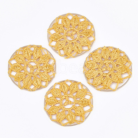 Polycotton(Polyester Cotton) Woven Pendant Decorations X-FIND-Q078-12H-1