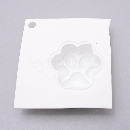 DIY Cat Paw Silicone Molds LS-DIY-WH0177-94A-1