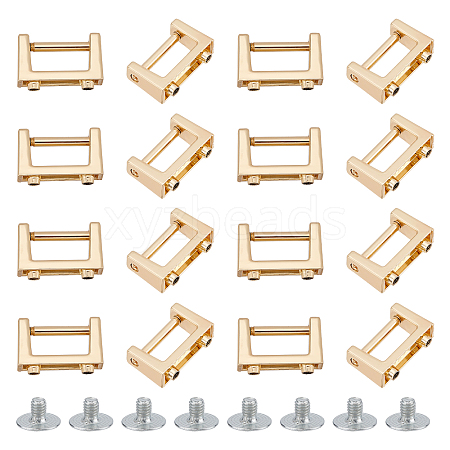 16Sets Alloy Bag Arch Bridge Shape Buckle FIND-WR0004-71-1