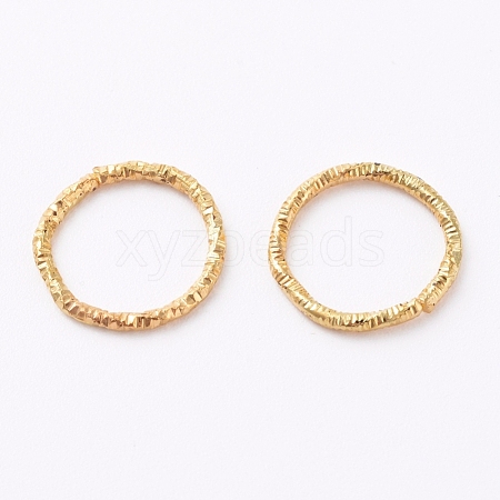 Iron Textured Jump Rings IFIN-D086-03-G-1