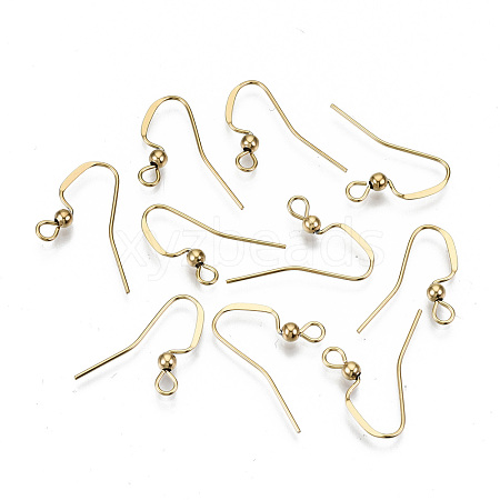 304 Stainless Steel Earring Hooks STAS-N092-104G-NR-1