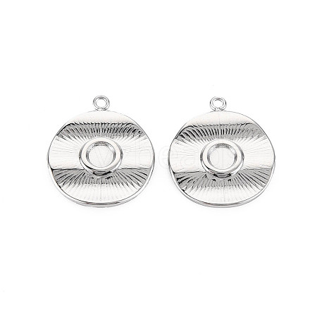 304 Stainless Steel Pendant Enamel Settings LS-STAS-N097-198P-1