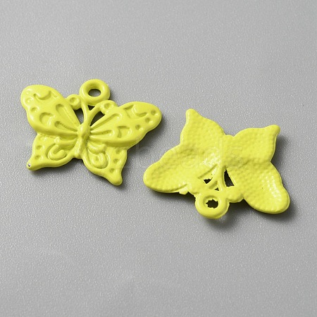 Baking Painted Alloy Pendants FIND-TAC0011-82H-1