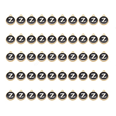 Golden Plated Alloy Charms ENAM-SZ0001-25B-Z-1