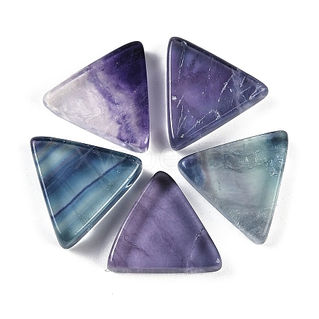 Natural Colorful Fluorite Cabochons G-I370-01-1