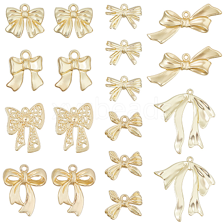 32Pcs 8 Styles Alloy Pendants FIND-HS0001-94-1