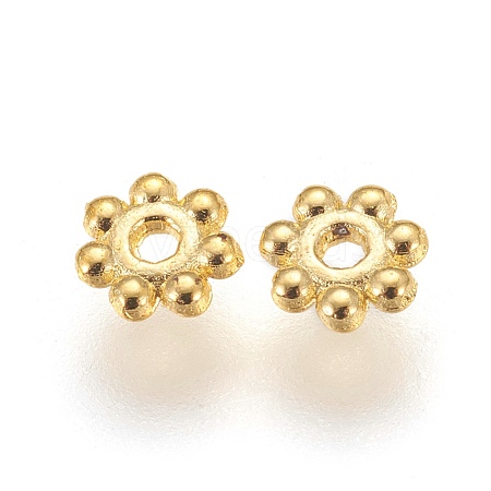 Alloy Daisy Spacer Beads X-K08SK011-1