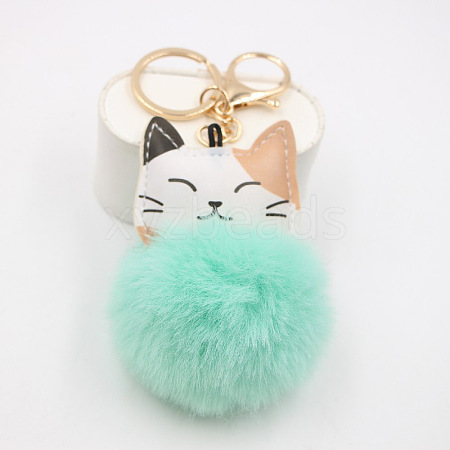 Cute Cat Keychain Plush Pendant for Bags and Wallets ST8270219-1