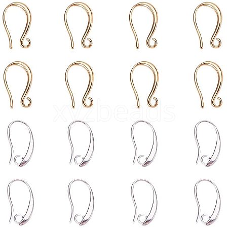 Brass Earring Hooks KK-PH0034-31-1