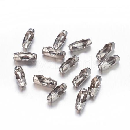 304 Stainless Steel Ball Chain Connectors X-STAS-R055-10-1