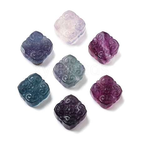 Natural Fluorite Beads G-M088-03-1