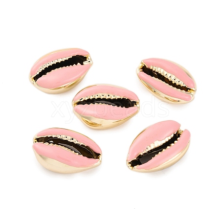 Electroplated Cowrie Shell Beads SSHEL-M023-05A-1