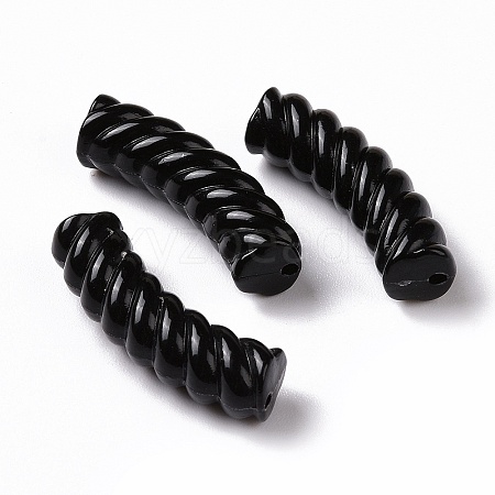 Opaque Acrylic Beads X-OACR-A016-03F-1