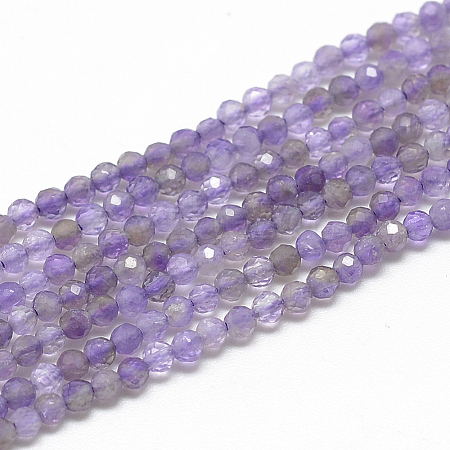 Natural Amethyst Beads Strands X-G-S264-20-2mm-1