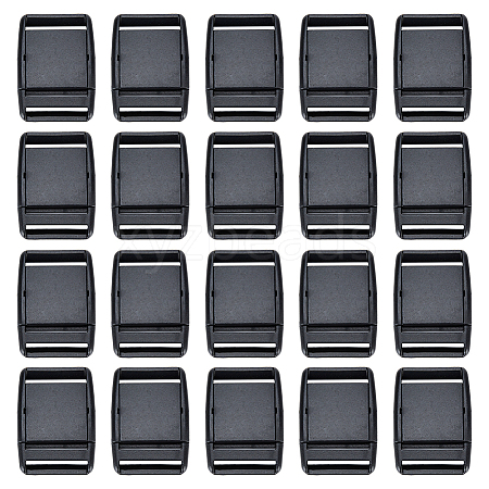 20Pcs Plastic Quick Contoured Side Release Buckle KY-NB0001-45-1