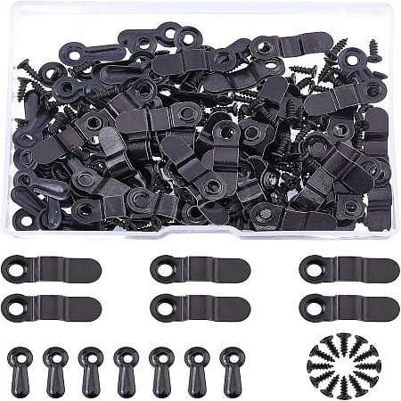 100Sets 2 Style Iron Picture Frame Accessories FIND-FH0003-20-1