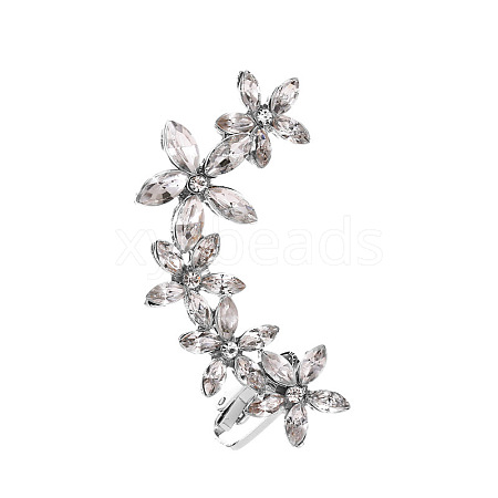 Rhinestone Cuff Earrings WG048EE-14-1